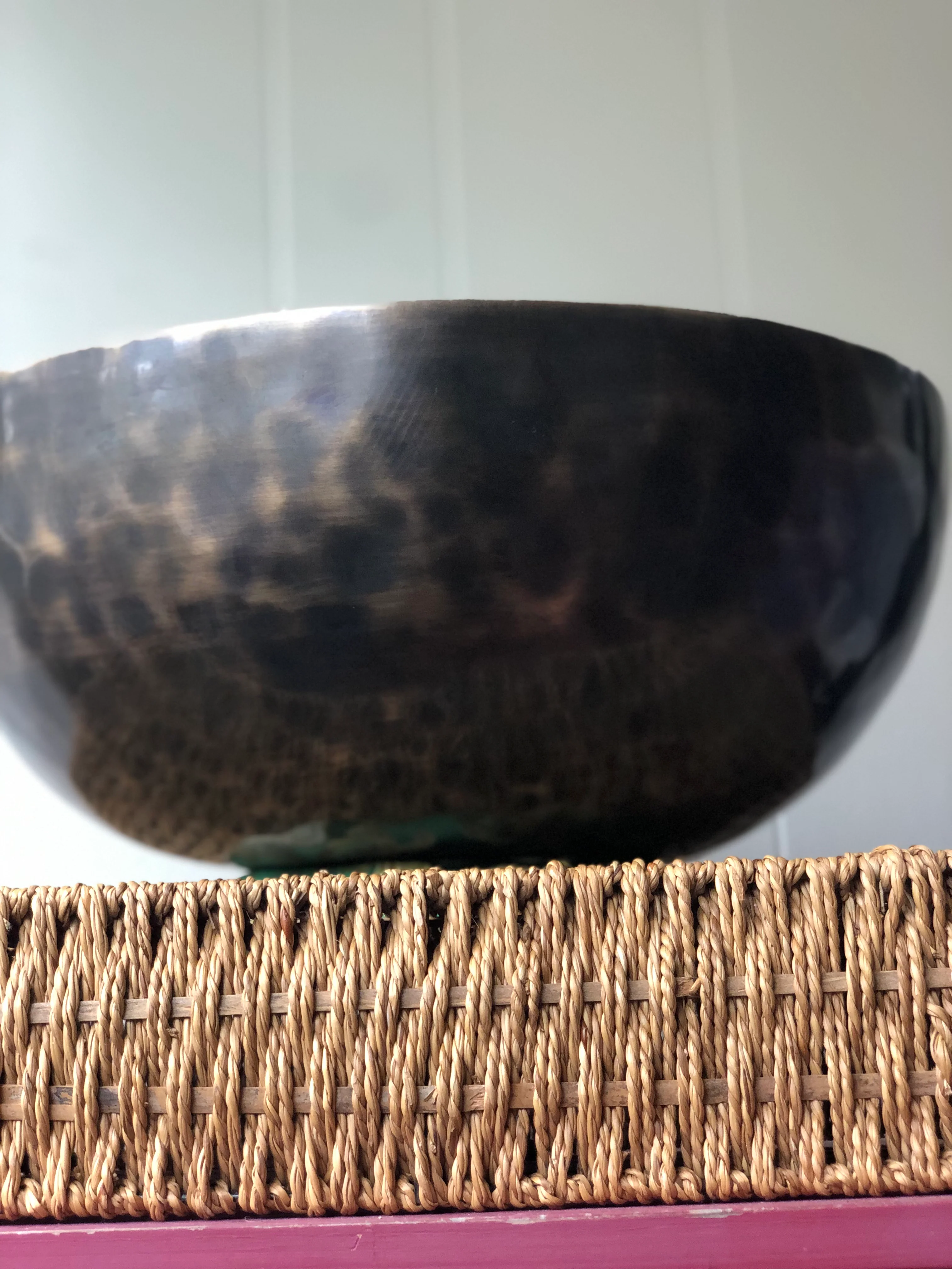 The Aurora Bowl: Extra Large 14 Inch Handmade Bronze Singing Bowl From Nepal - Image 3