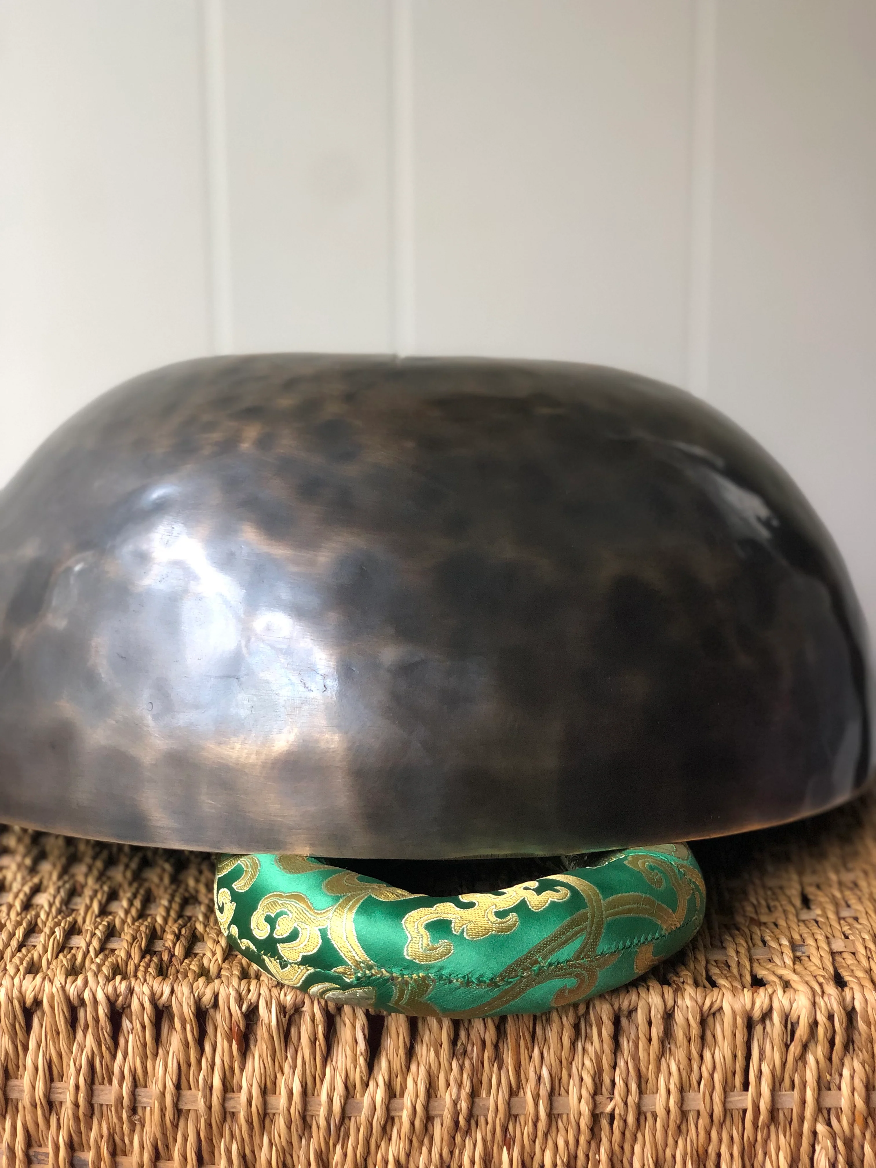 The Aurora Bowl: Extra Large 14 Inch Handmade Bronze Singing Bowl From Nepal - Image 6