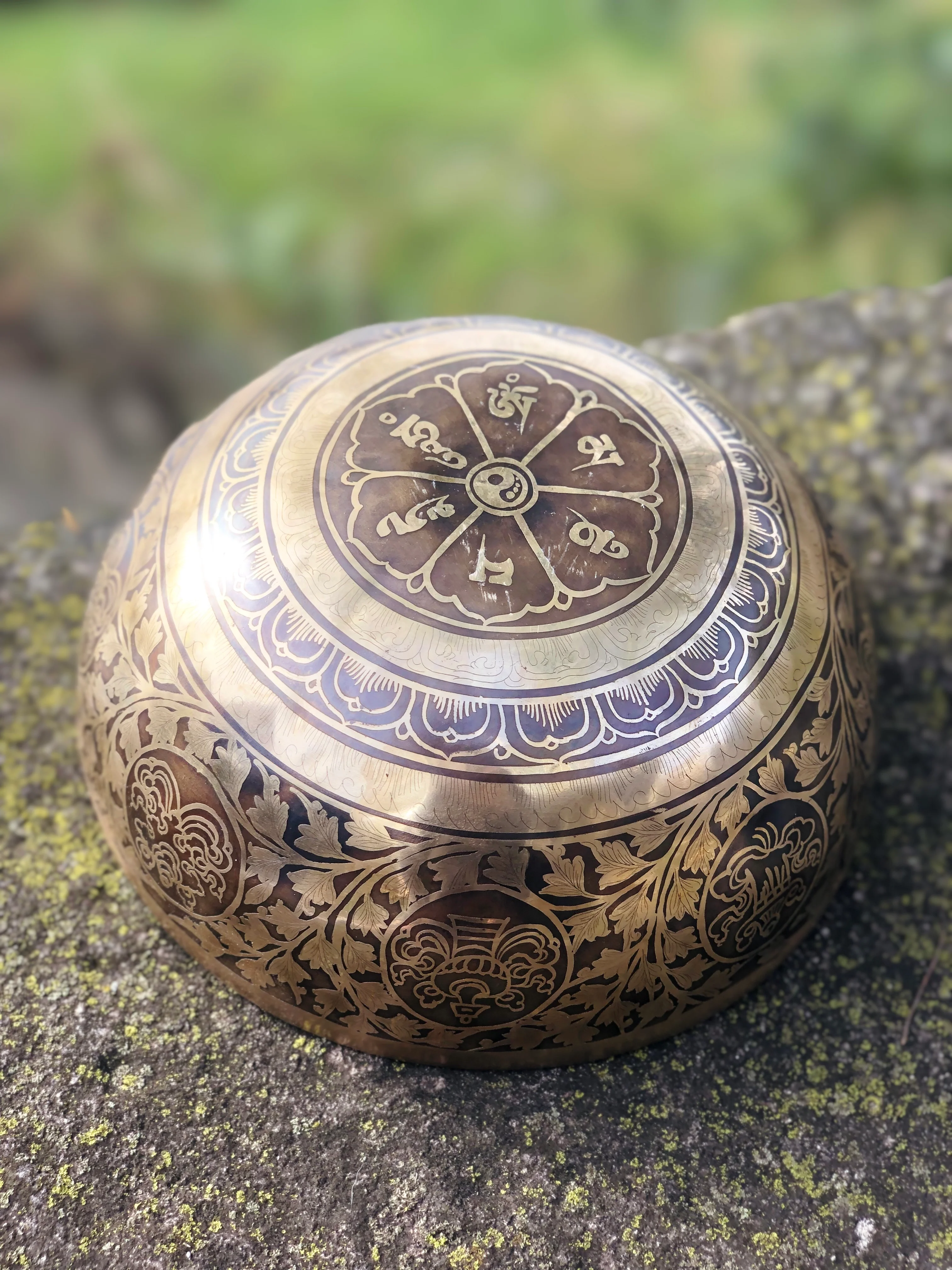 The Flower of Life Bowl: Large 10.5 Inch Handmade Bronze Bowl Limited Design - Image 6