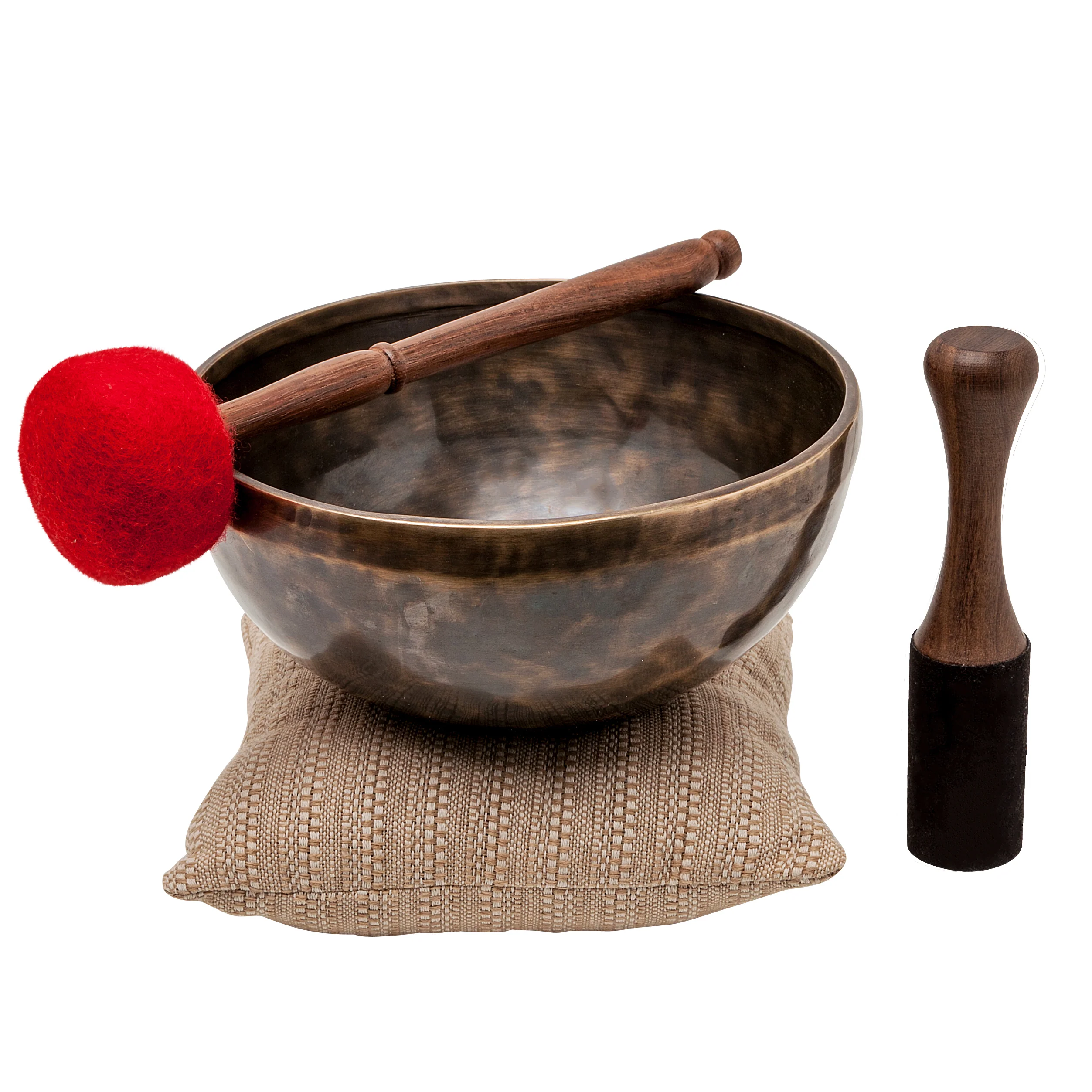 The Galaxy Bundle: Curated Set Of 4 Handmade Singing Bowls From Nepal (14 inch, 12 inch, 9 inch 6 inch) - Image 9
