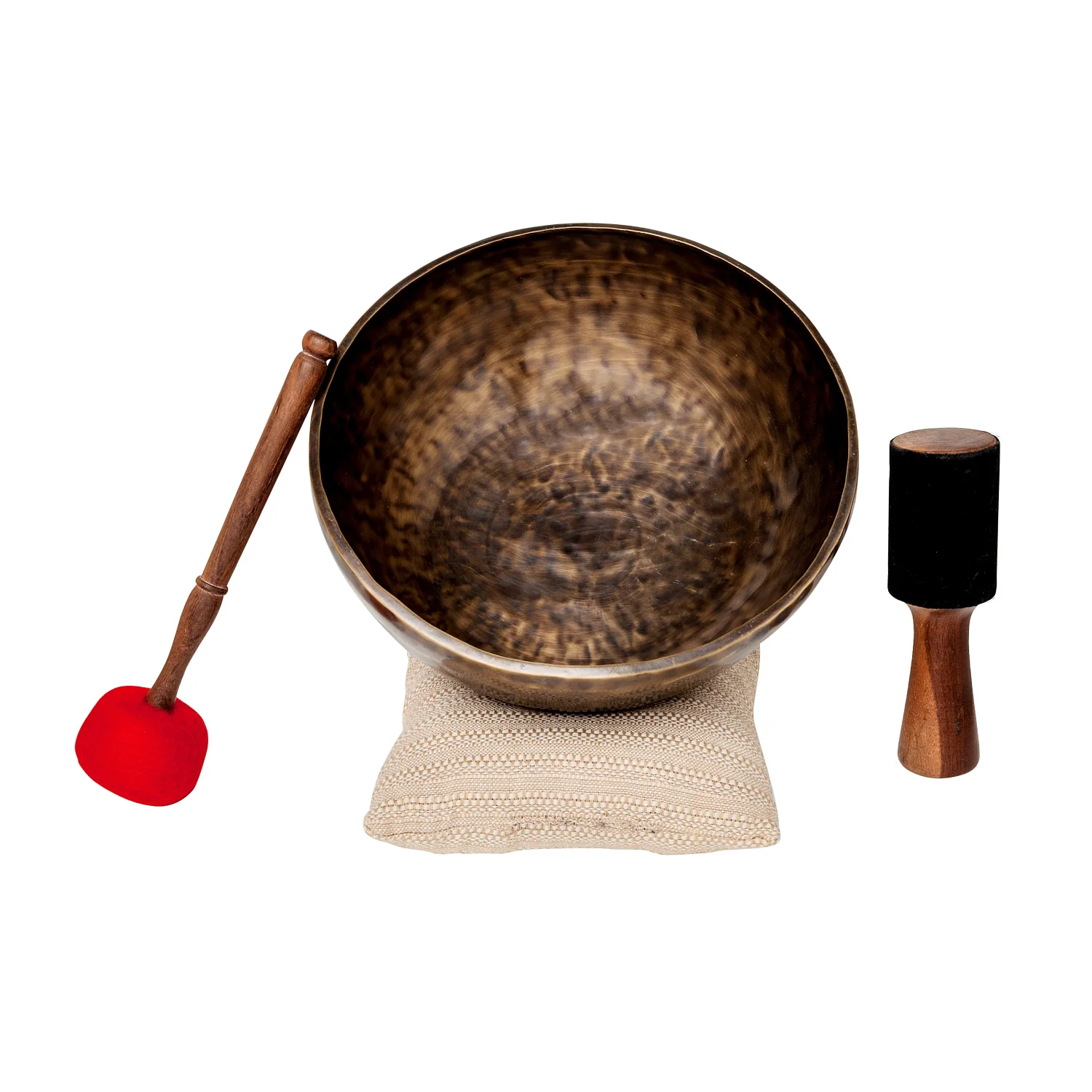 The Jupiter Bowl: Large 12 Inch Handmade Bronze Singing Bowl From Nepal - Image 5