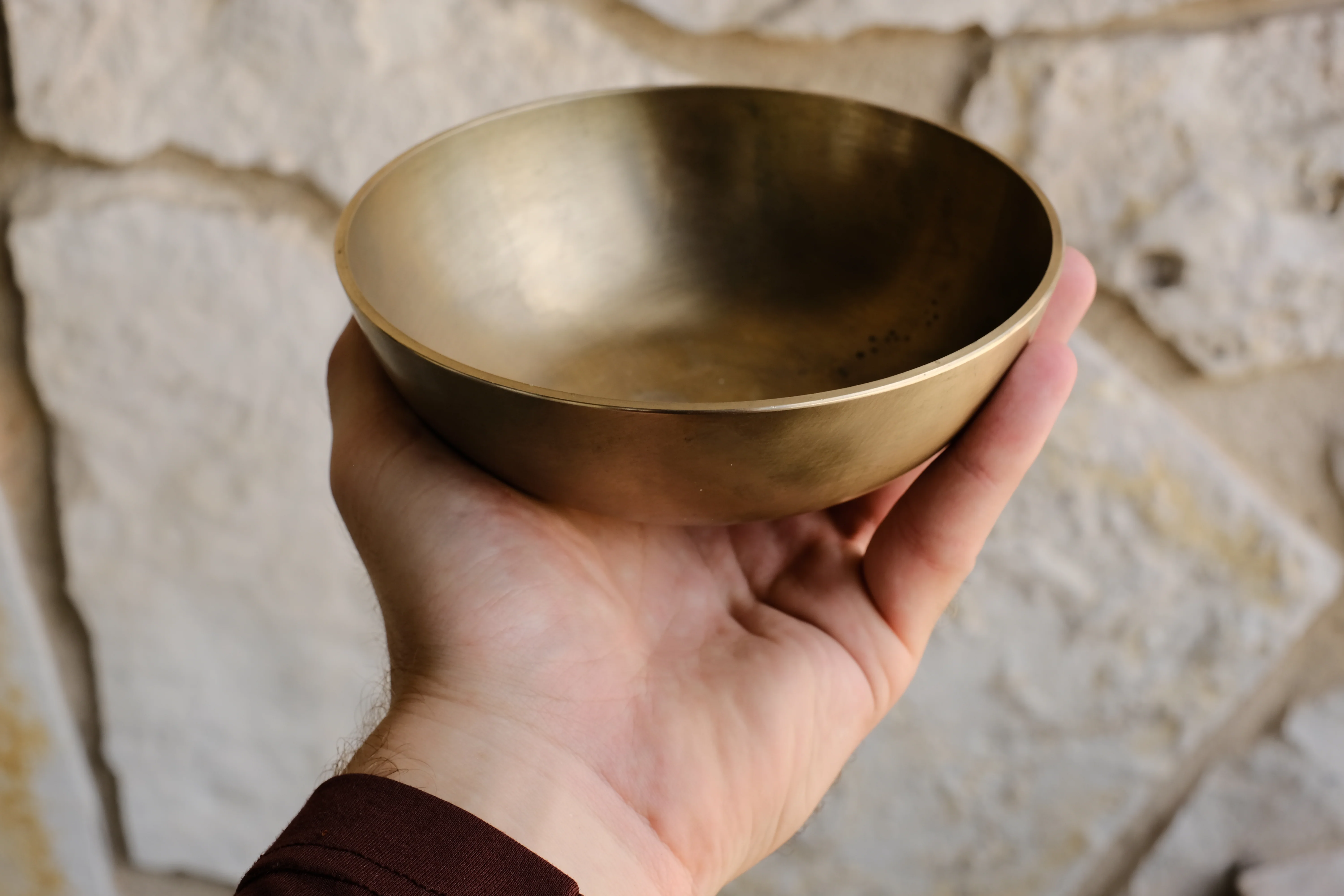 The Manipuri Bowl: 5.75 inch | Unique Handmade Bronze Singing Bowl From Nepal - Image 9