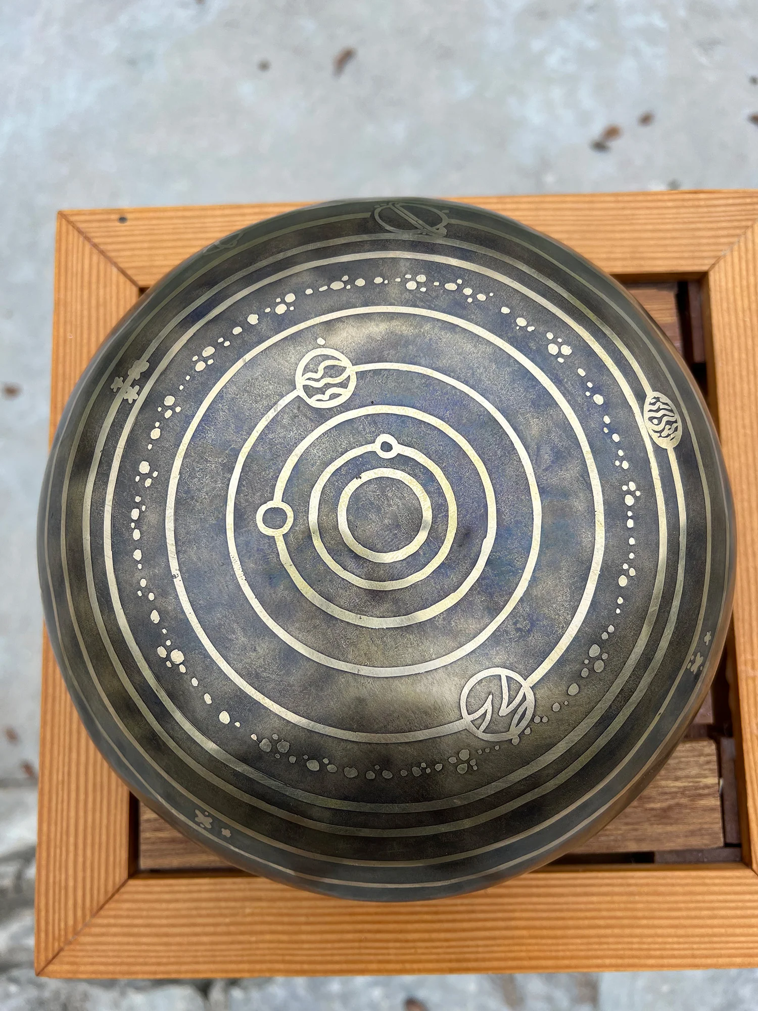The Planetary Bowl: 9 inch | Limited Design Handmade from Nepal - Image 6